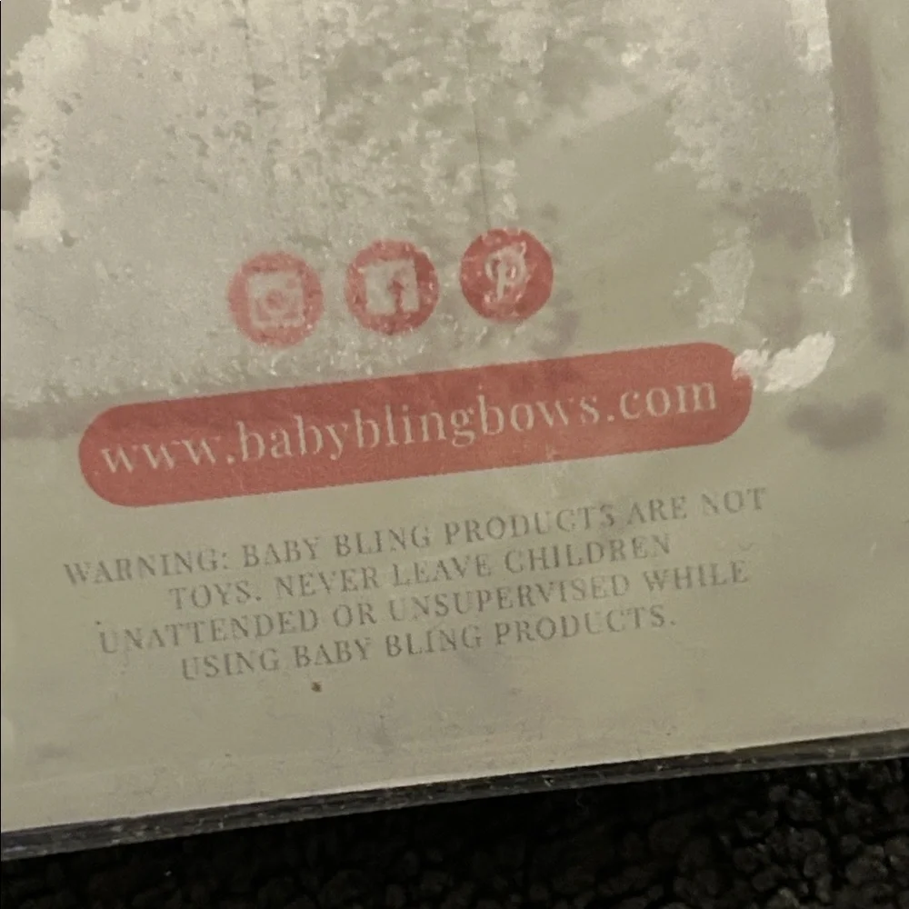 Baby Bling Floral Bow